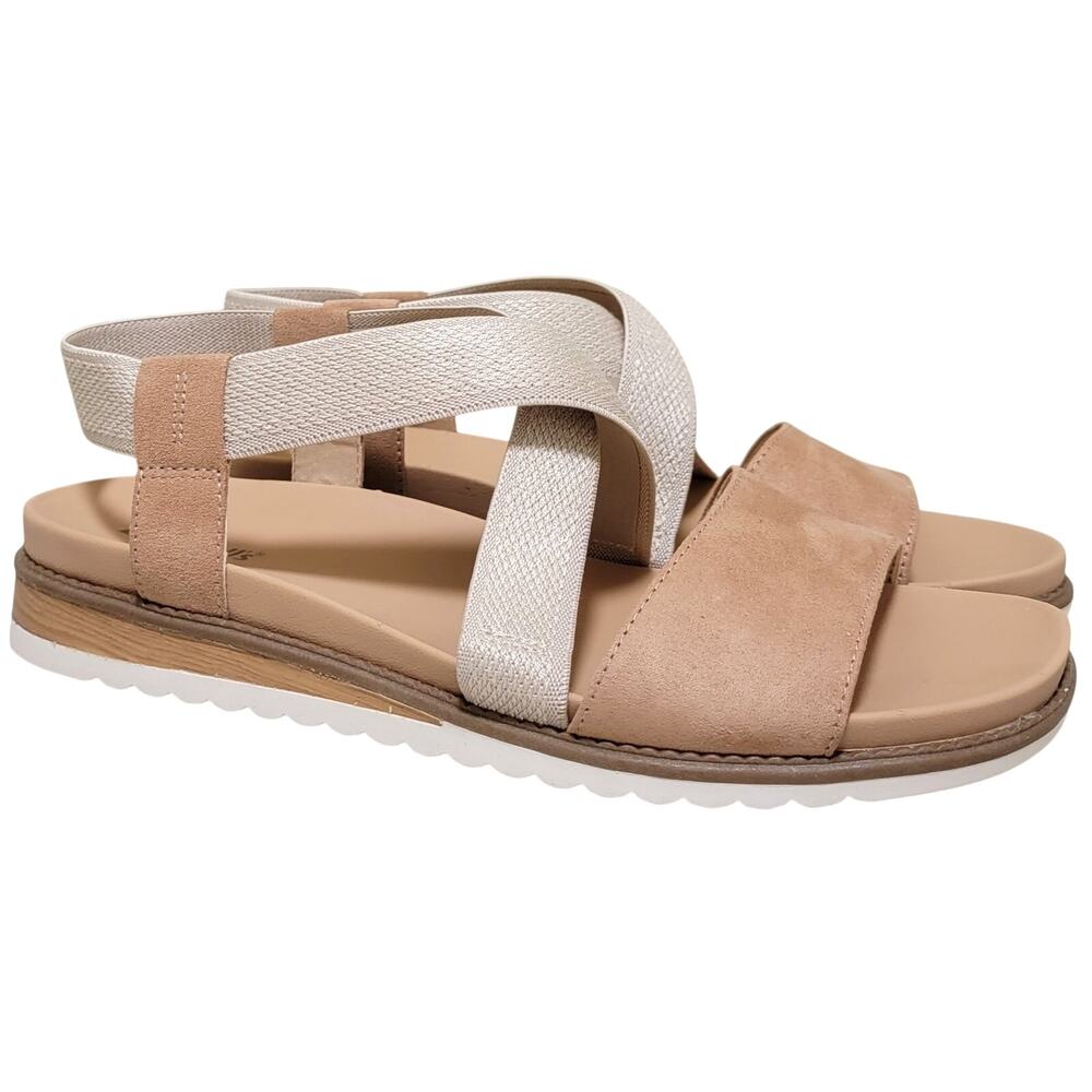 Dr Scholls Women Islander Slingback Strappy Sandals Size US 9.5M Birch Beige